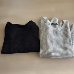 UNIQLO メッシュセーター