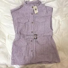 新品　未使用　タグ付き　w closet   トップス　ツイード　ベスト