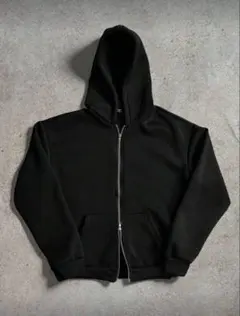 黒 フルジップ パーカー