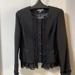 ノーカラージャケット ツイードジャケット　ローラアシュレイ　未使用品
