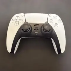 PS5 DualSense コントローラー ホワイト/ブラック　ジャンク