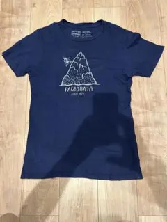 patagonia ネイビー Tシャツ S トレランt