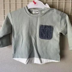 COPARK 80サイズ ライトグリーン Tシャツ