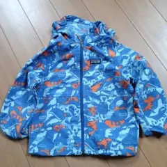 パタゴニア 恐竜柄 フード付きジャケット 80〜90cm