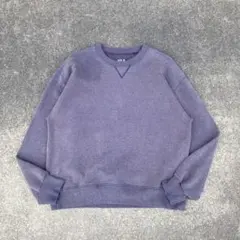 p*i様 鬼フェード フルーツオブザルーム 前Vプレーンスウェット M-L ナス