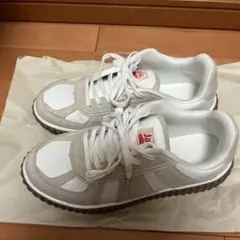 Jav スエード レザー 厚底スニーカー