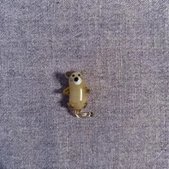 ガラス細工　ねずみ