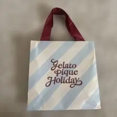 Gelato piquet クリスマス限定ショッピングバック転