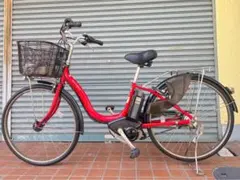 関西限定大阪府内配達無料中古ヤマハ電動自転車バッテリー8.9Ahレッド色のサムネイル