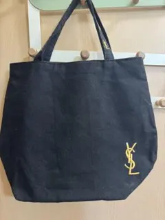 YSL ブラックキャンバストートバッグ - メルカリ
