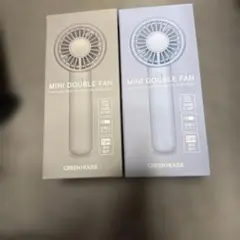 GREEN HOUSE MINI DOUBLE FAN 2個セットのサムネイル