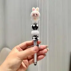 ラブブ ウサギキャラクターボールペンとターチペン2way ホワイト