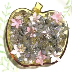 ☆SALE☆ビーズ＆メタルチャームアソートA☆ハンドメイド素材 まとめ売り