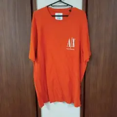 アルマーニ　ＡＲＭＡＮＩＥＸＣＨＡＮＧＥ　半袖シャツ　ＸＸＬ　オレンジ　春・夏