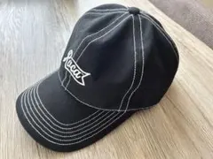 RVCA キャップ ブラック ホワイトステッチ