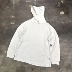 90s USA製 DISCUS ボロ 雰囲気系 スウェットパーカー 白