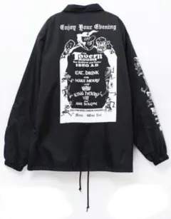 新品未開封 ブラックELLEGARDEN エルレ コーチジャケット XLサイズ