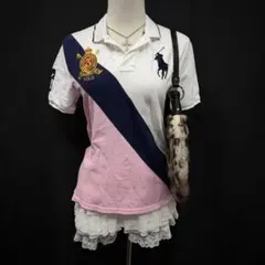 レア　POLO ラルフローレン　ビッグポニー　ロゴ　平成ギャル　y2k グランジ