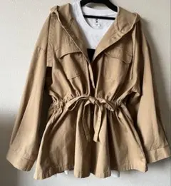 グレイル　ウエストドロストフード付き　ジャケット　コート　美品