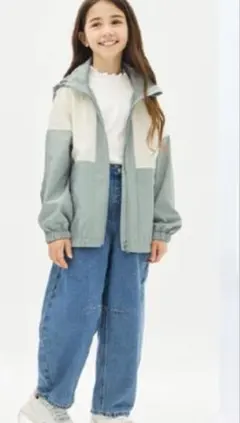 GU バレルレッグジーンズ　130㎝