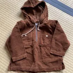branshes フード付きブラウンアウター