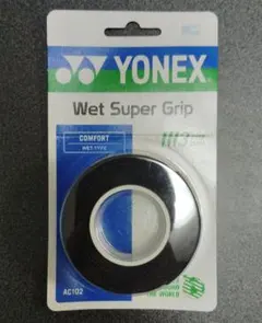 YONEX ウェットスーパーグリップ AC102 3本入 ブラックのサムネイル