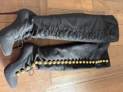 Christian Louboutin ニーハイブーツ ブラックのサムネイル