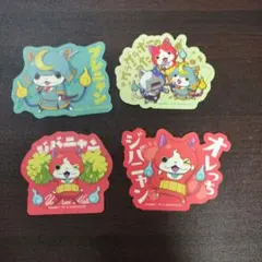 妖怪ウォッチ モバイルステッカー 4枚セット