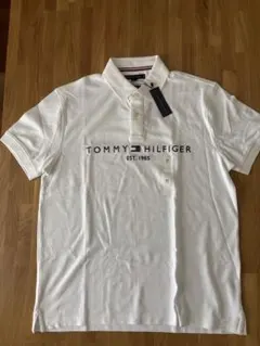Tommy Hilfiger 半袖ポロシャツ ホワイト USサイズM(日本L)のサムネイル