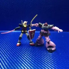 ガンダム　ガシャポン　MSセレクション24 リアルタイプカラーガンダム＋ドム