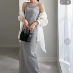 【U.S. POLO ASSN.】カップ付アメスリリブワンピース