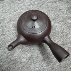急須 茶器 常滑焼 朱泥 義叟 - メルカリ