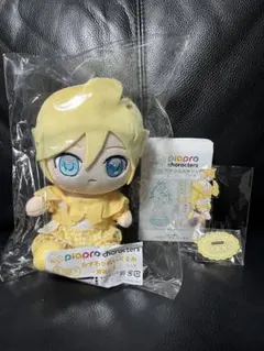 キャラ福くじA賞 おすわりぬいぐるみ 鏡音レン アクスタE賞　鏡音レン