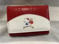 あ*ず様 Hello Kitty 三つ折り財布 がま口　赤のサムネイル