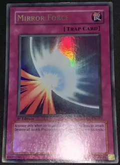 遊戯王　聖なるバリアーミラーフォース　ウルトラ　英語　英語版　1st