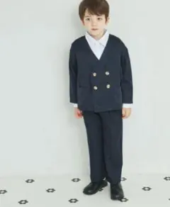 ペアマノン　オケージョン　キッズ ブラック スーツ セットアップ110cm