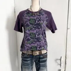 ALGONQUINS アルゴンキン ラグラン Tシャツ 半袖 紫 日本製 平成のサムネイル
