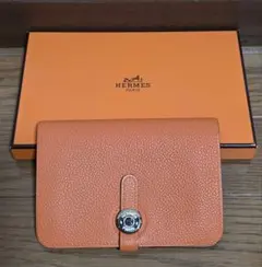 開運財布！新品未使用エルメス ドゴン デュオGM 長財布 正規品保証2513