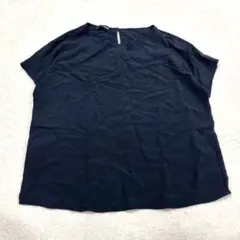 EMPORIO ARMANI アルマーニ 半袖ブラウス ネイビー （b1 75のサムネイル