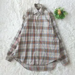 CHEVIGNON チェックシャツ L 日本製 綿100% メンズ カジュアル