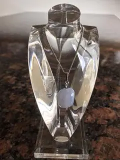 ブルーレースアゲートペンダントトップ　天然石