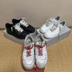 ナイキ エアフォース1 ・ロープエアフォース・supreme AF1 3足セット