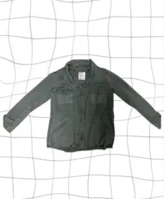 オリーブグリーン ミリタリージャケット