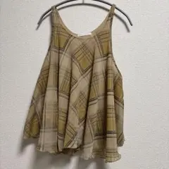 LOWRYSFARM キャミワンピ チェック