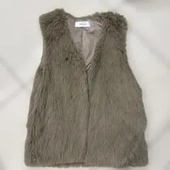 JEANASIS フェイクファーベスト Fサイズ