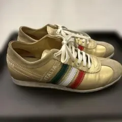 DOLCE&GABBANA スニーカー ゴールド イタリアカラー　レディース美品のサムネイル