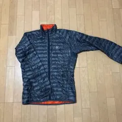 HAGLOFS ダークグレー/オレンジ ダウンジャケット