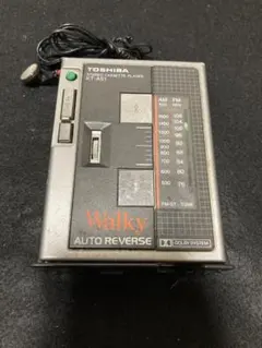TOSHIBA 東芝 KT-AS1 カセットレコーダー Walky 希少のサムネイル