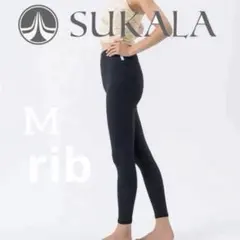 新品未開封 【SUKALA】ベーシックリブレギンス　Ｍサイズ　ブラック SUKALAベーシックリブヨガレギンスMサイズ - メルカリ