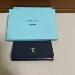 Tiffany & Co. ネイビーTOYOTAデザイン　４連キーケース！